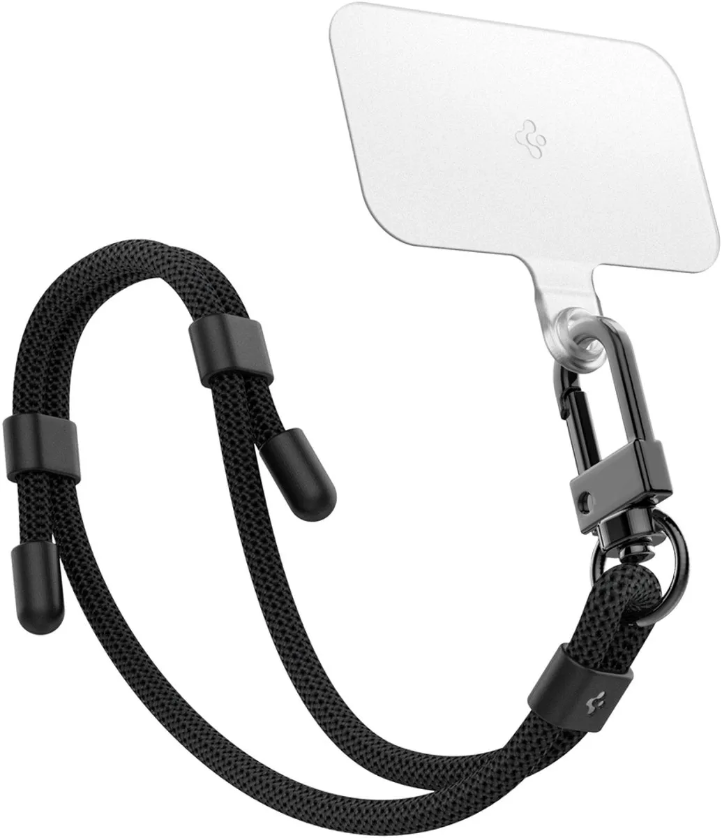 Spigen Universele Crossbody & Polsband Set - Zwart - afbeelding 4 van 6