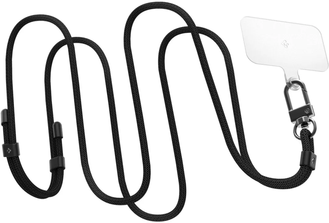 Spigen Universele Crossbody & Polsband Set - Zwart - afbeelding 6 van 6