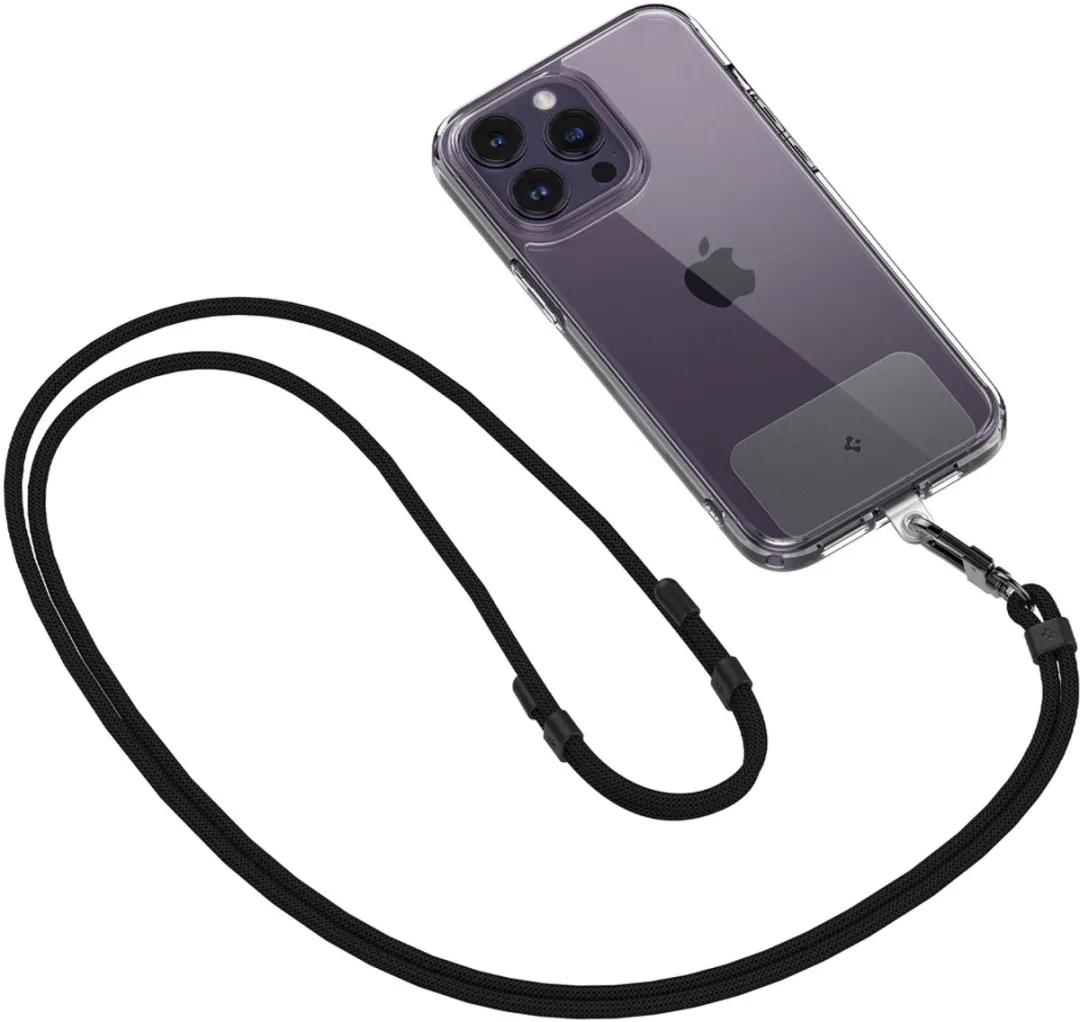 Spigen Universele Crossbody & Polsband Set - Zwart - afbeelding 2 van 6