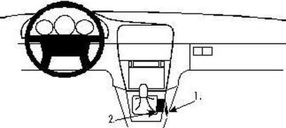 Brodit ProClip 832284 Volvo S40/V40 Consolehouder