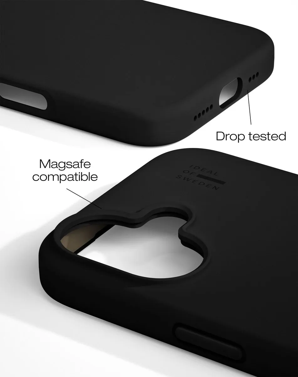 iDeal of Sweden iPhone 17 Silicone Hoes - Zwart - IDSICMS-I2561-01