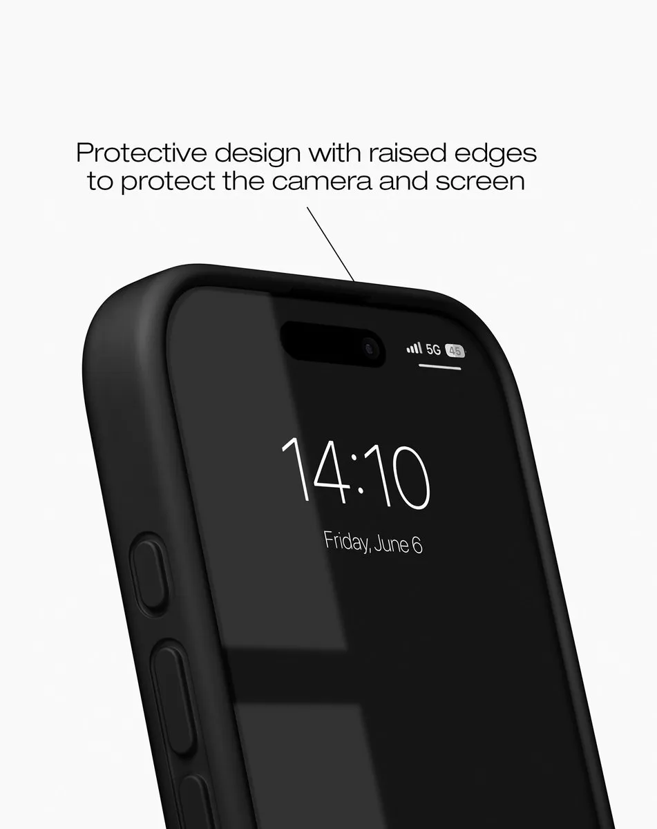iDeal of Sweden iPhone 17 Silicone Hoes - Zwart - IDSICMS-I2561-01 - afbeelding 6 van 6