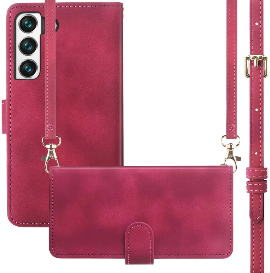 Imoshion Bookcase Hoesje Samsung Galaxy S22 - 3 Pasjes - Rood