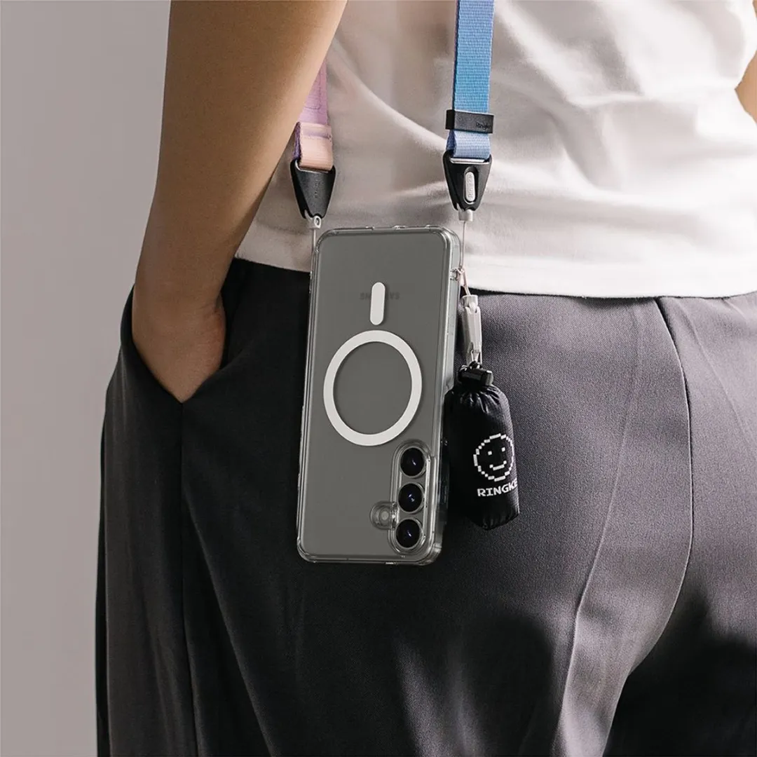 Ringke Fusion Magnetic MagSafe Hoesje Galaxy S25 - Transparent