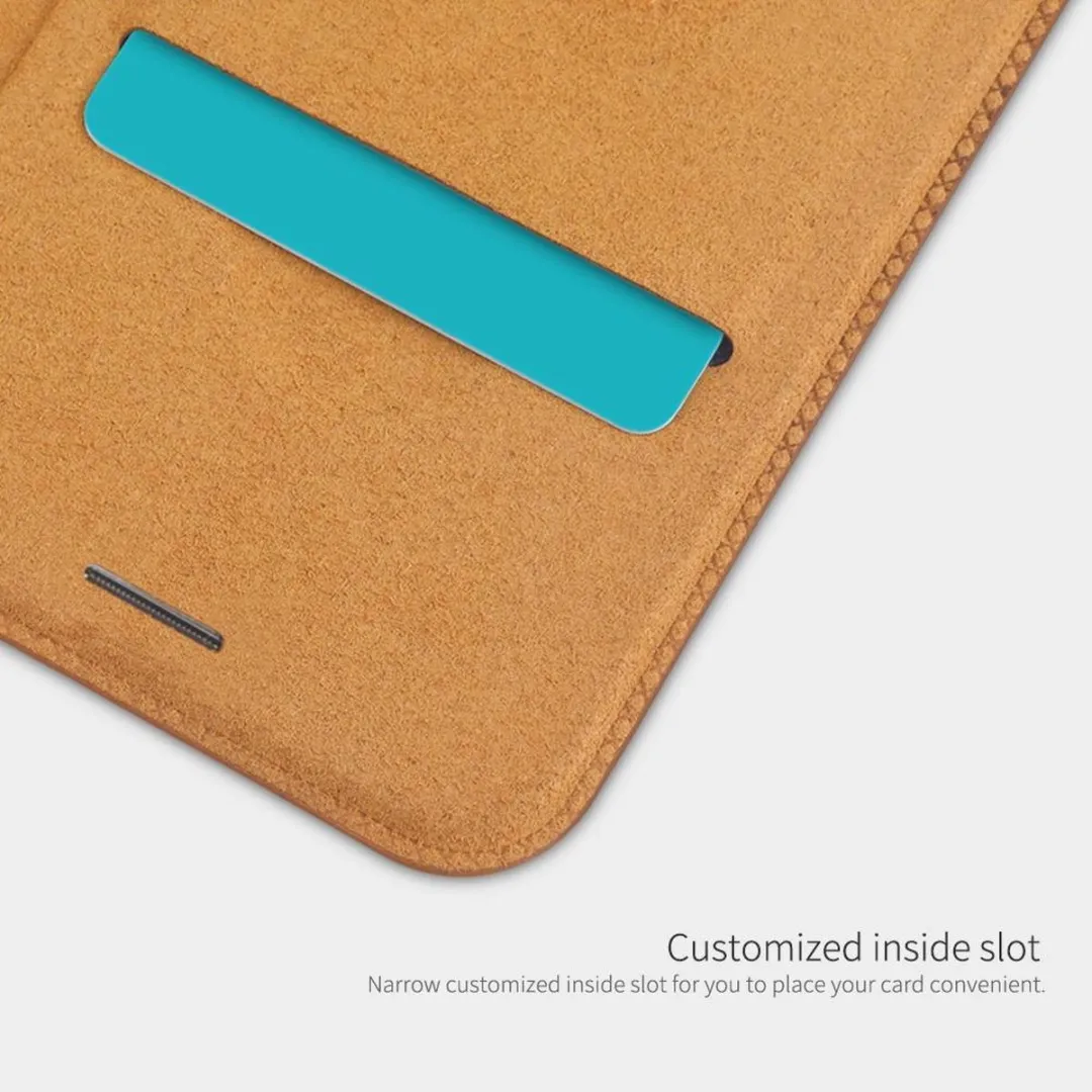 Nillkin Qin Leather Case iPhone 11 Pro - Bruin - afbeelding 6 van 6