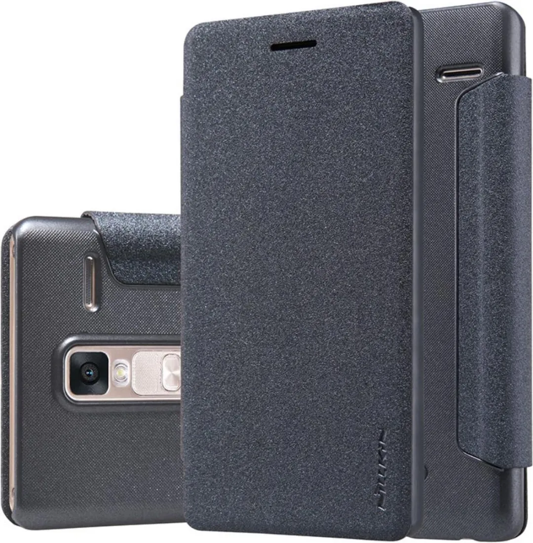 Nillkin Leather Case Sparkle Series Zwart - LG Zero - afbeelding 6 van 6
