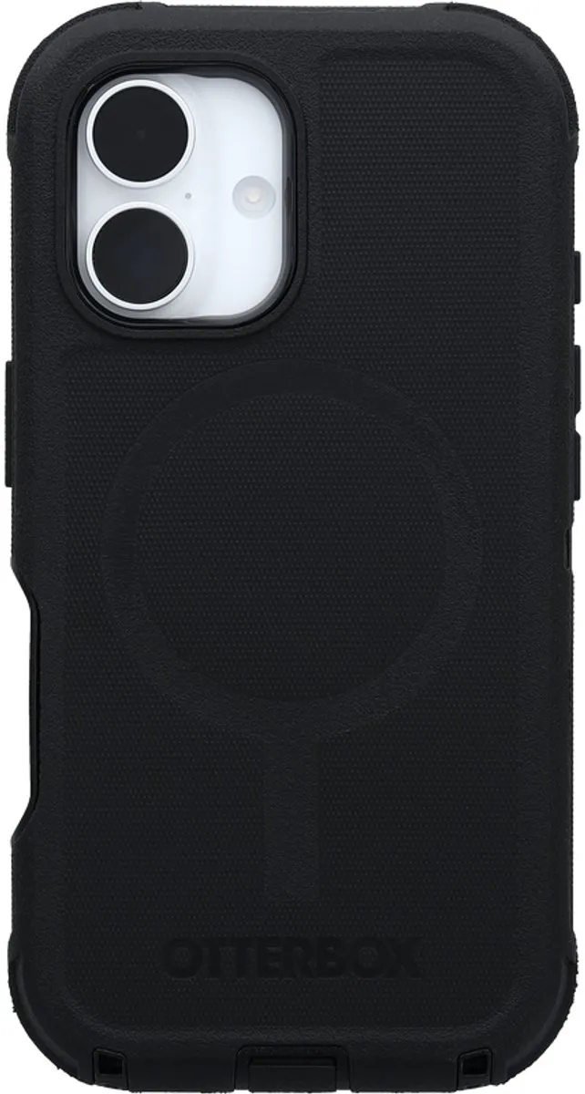 OtterBox Defender Pro MagSafe iPhone 16 Hoes - Zwart - afbeelding 3 van 5