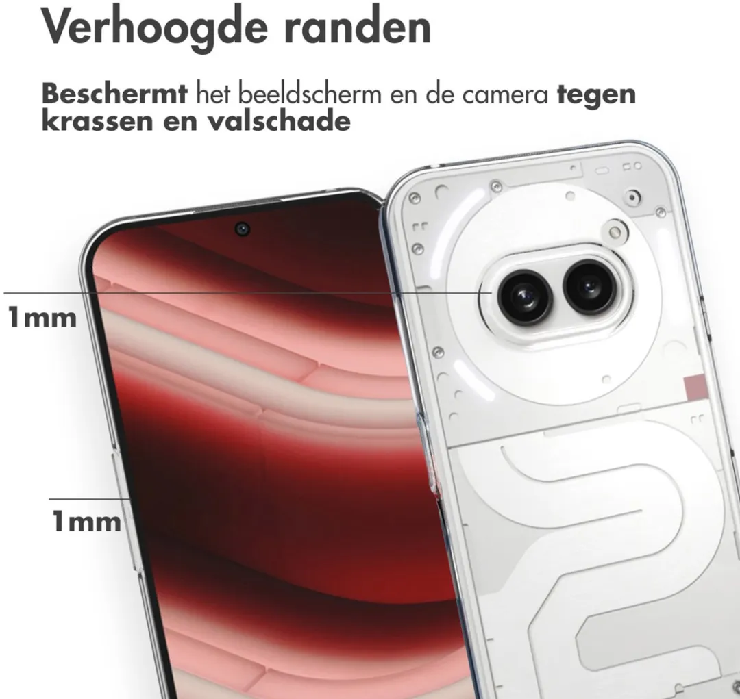Accezz Hoesje Nothing Phone (2a) Clear - Transparant