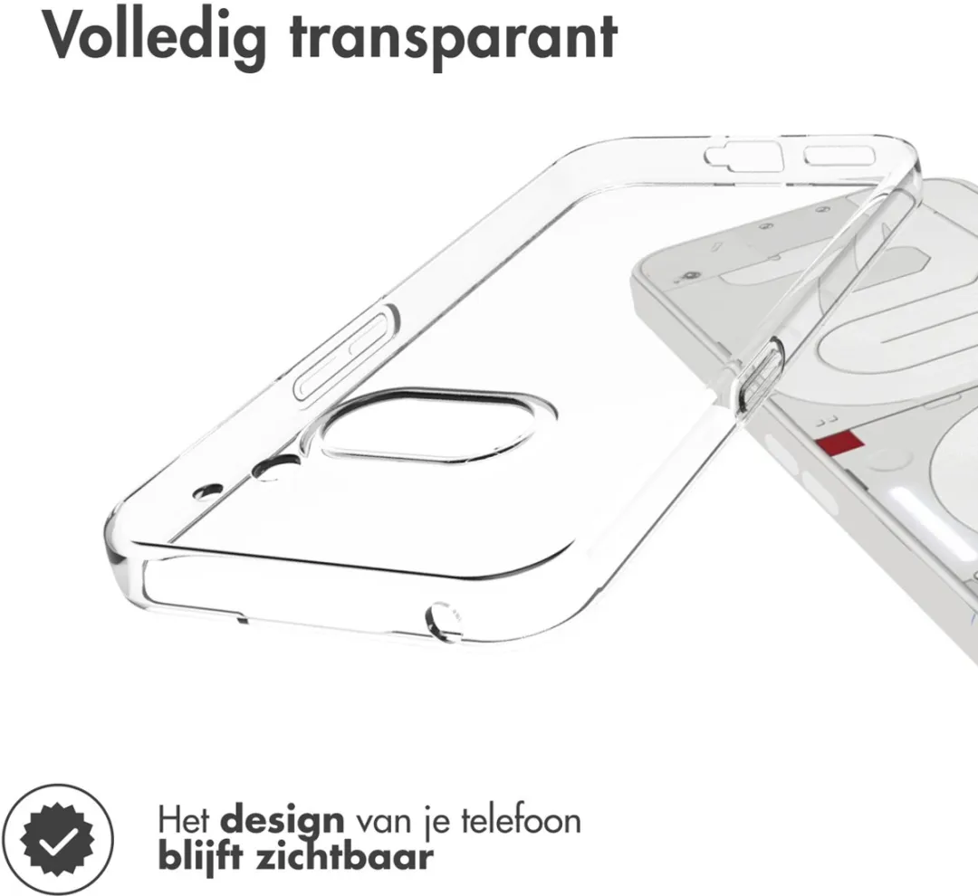 Accezz Hoesje Nothing Phone (2a) Clear - Transparant
