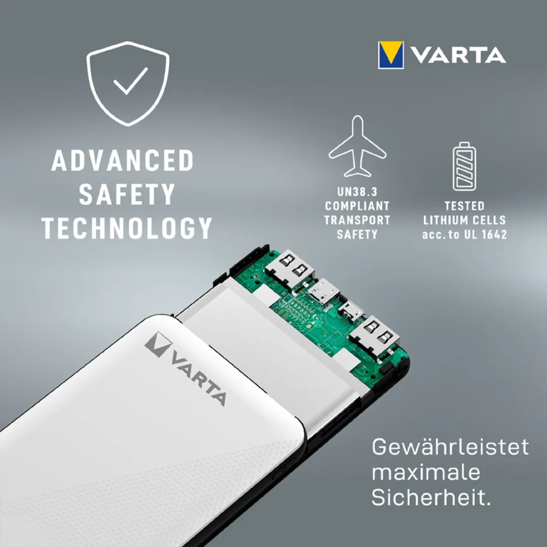 VARTA Powerbank Energy 20000 mAh - Wit