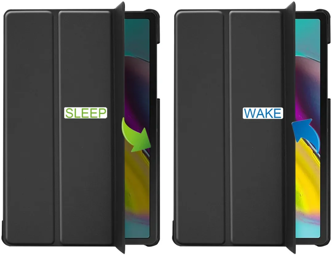 Imoshion SH00007564 Tablethoes - Samsung Galaxy Tab S5e - Trifold Bookcase - Zwart