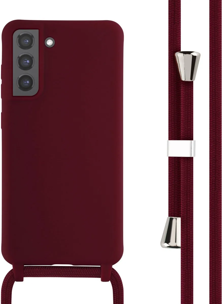 Imoshion Siliconen Hoesje Samsung Galaxy S21 FE - Donkerrood