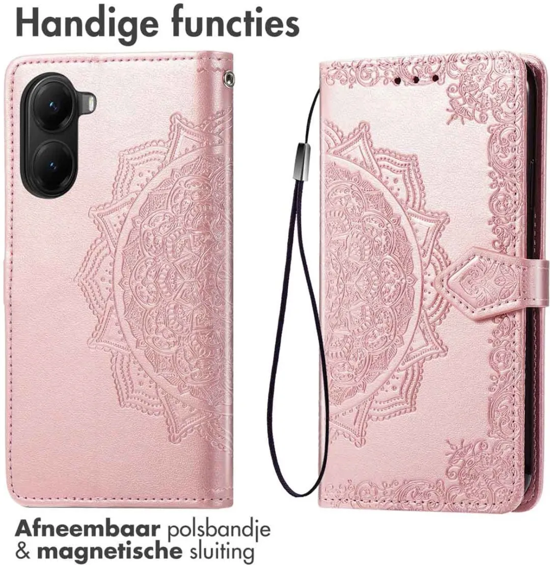 Imoshion Hoesje Xiaomi Poco X7 Pro - 3 Pasjes - Rosé Goud