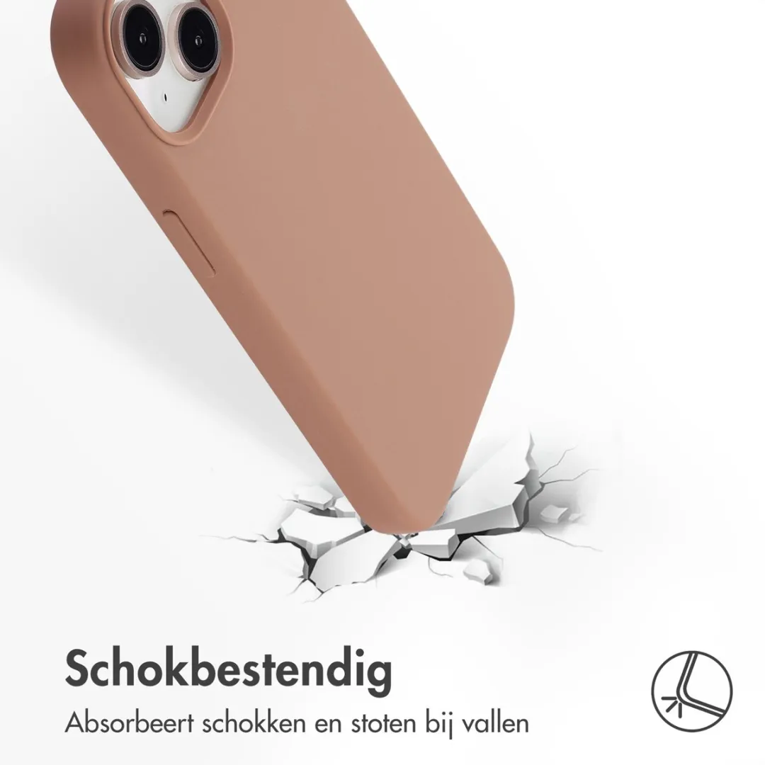 Accezz Hoesje iPhone 13 Mini Lichtbruin - MagSafe