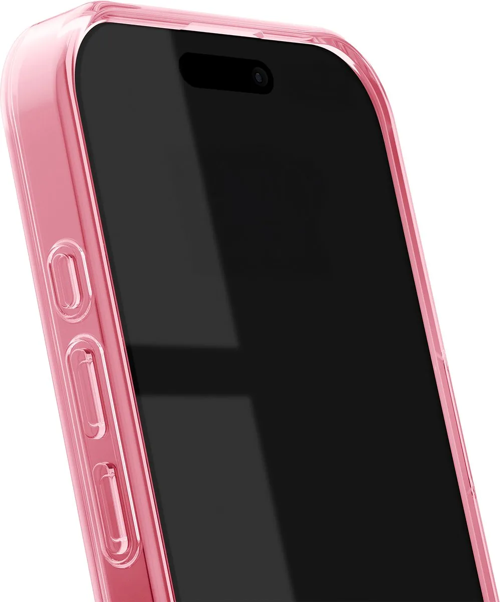 iDeal of Sweden Clear Case iPhone 16 - Cherry Lacquer - MagSafe