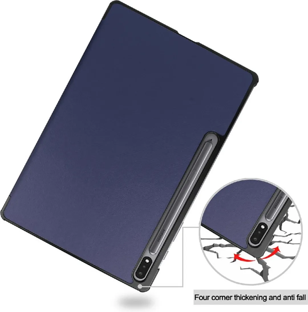 Just in Case Cazy Tablethoes - Samsung Galaxy Tab S10/S9 Ultra 14.6" - Blauw