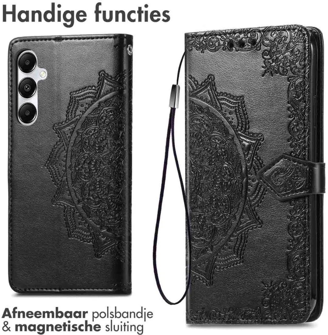 Imoshion Hoesje Samsung Galaxy A55 - 3 Pasjes - Zwart