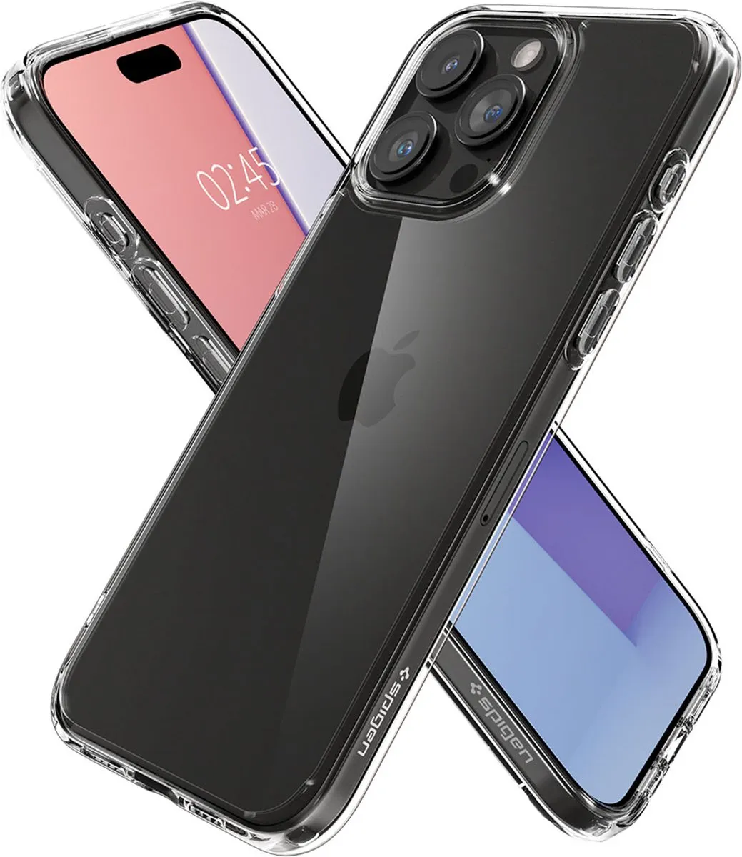 Spigen Ultra Hybrid Case ACS06707 iPhone 15 Pro - Transparant