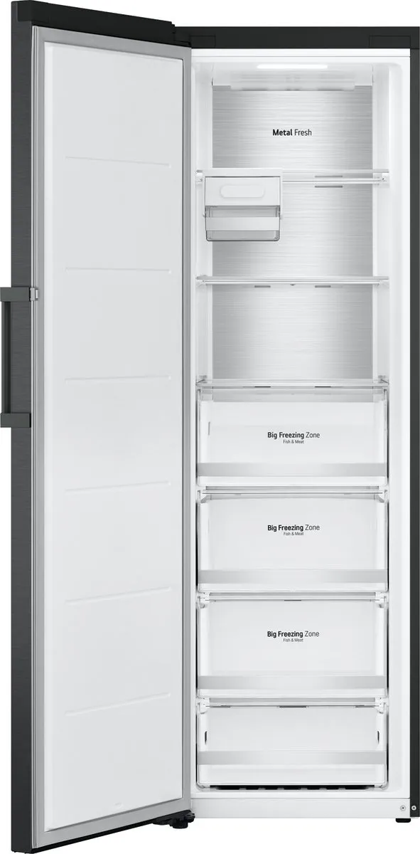 LG GFM61MCCSF Diepvrieskast 324L - Total No Frost - Zwart