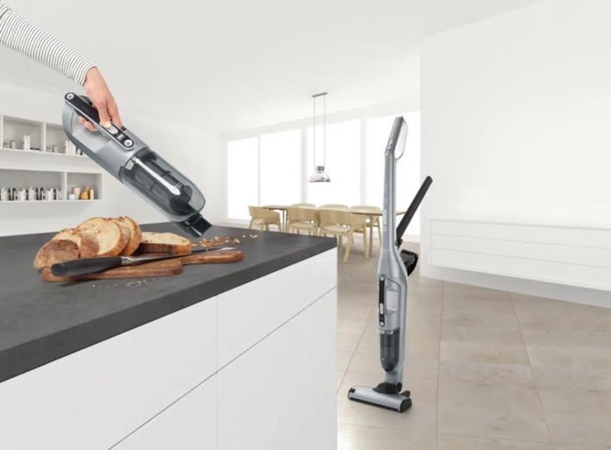 Bosch Flexxo BCH3P210 Steelstofzuiger - Zilver - afbeelding 6 van 6