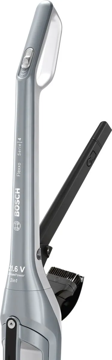 Bosch Flexxo BCH3P210 Steelstofzuiger - Zilver