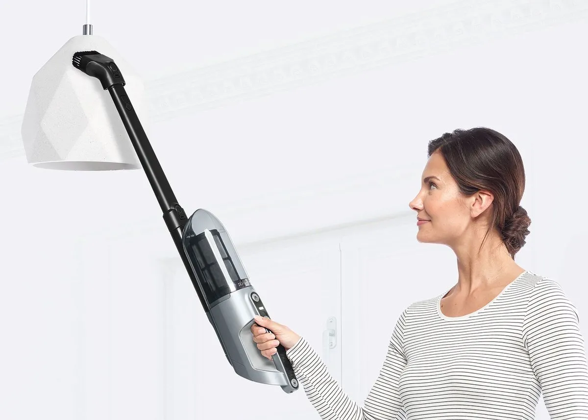 Bosch Flexxo BCH3P210 Steelstofzuiger - Zilver