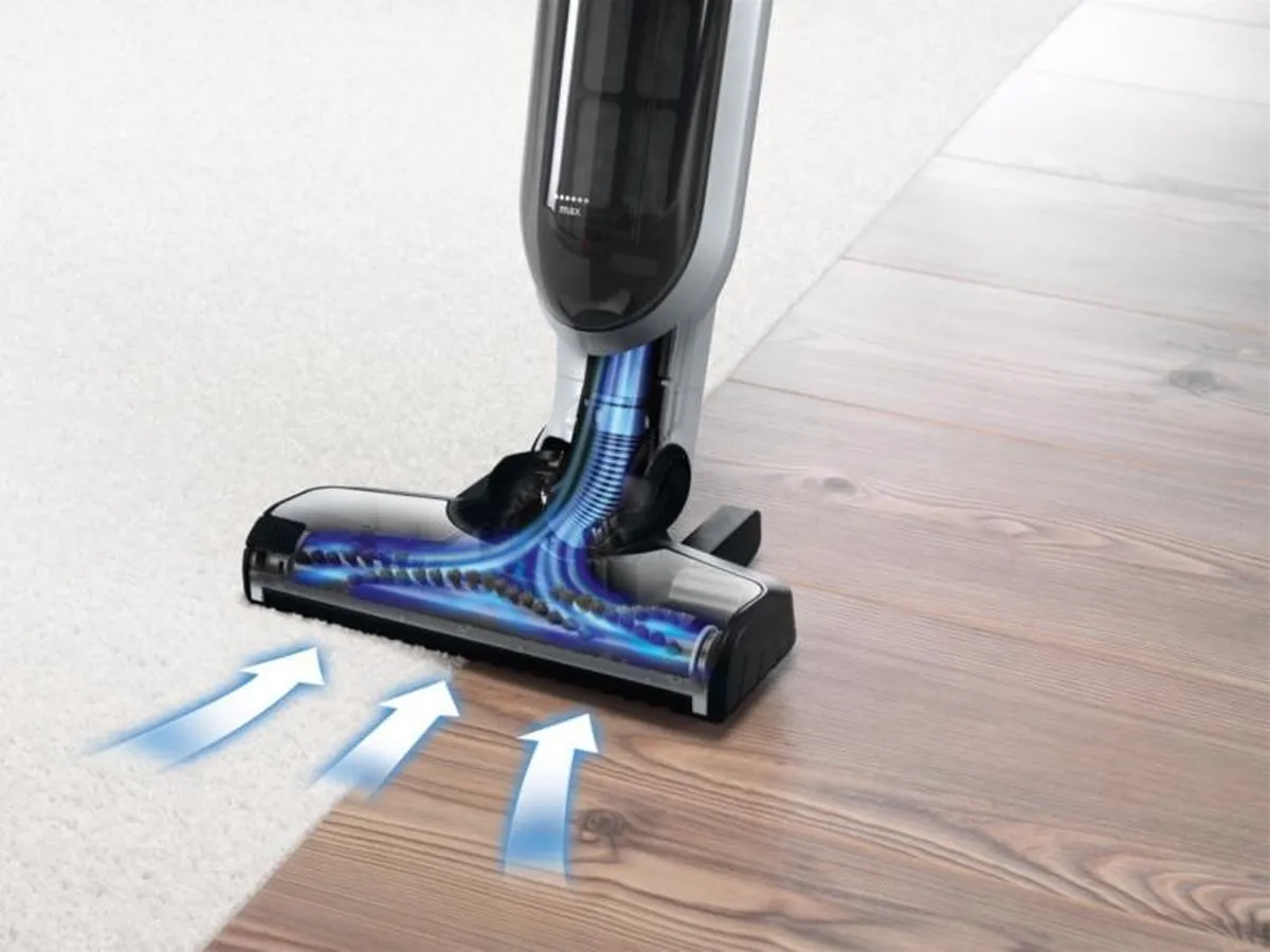Bosch Flexxo BCH3P210 Steelstofzuiger - Zilver