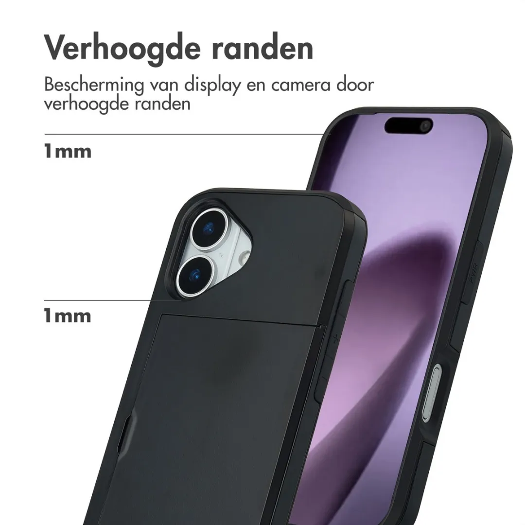 Imoshion Hoesje iPhone 17 Pasjeshouder - 2 Stuks - Zwart - afbeelding 5 van 6