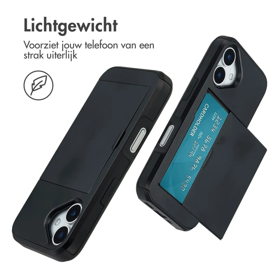 Imoshion Hoesje iPhone 17 Pasjeshouder - 2 Stuks - Zwart - afbeelding 2 van 6