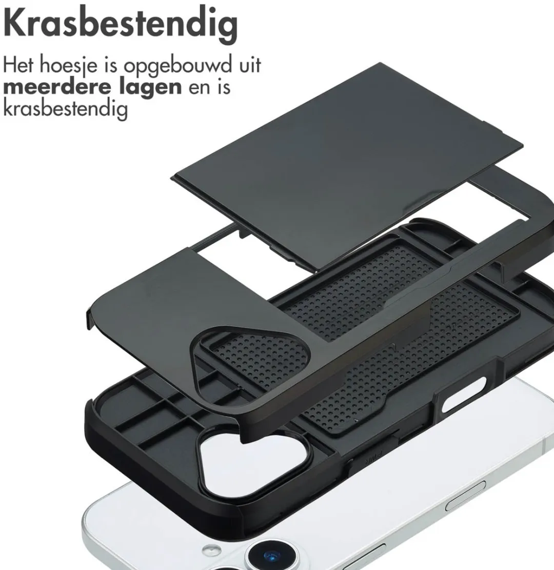 Imoshion Hoesje iPhone 17 Pasjeshouder - 2 Stuks - Zwart - afbeelding 4 van 6