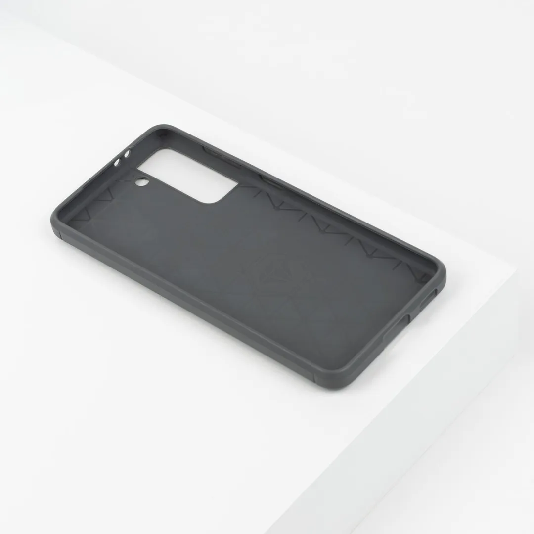 BMAX Carbon Hoesje Samsung Galaxy S21 - Grijs - BMAX52107