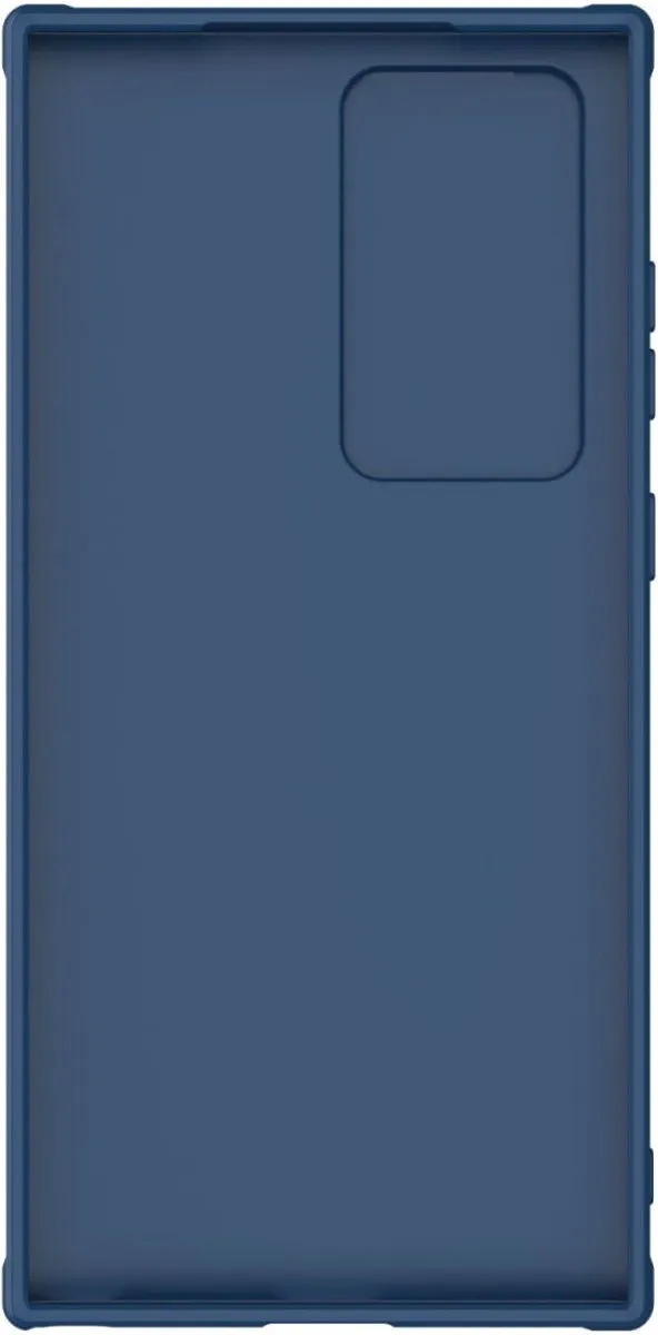 Nillkin Leather CamShield S Hoesje - Blauw - Samsung Galaxy S23 Ultra