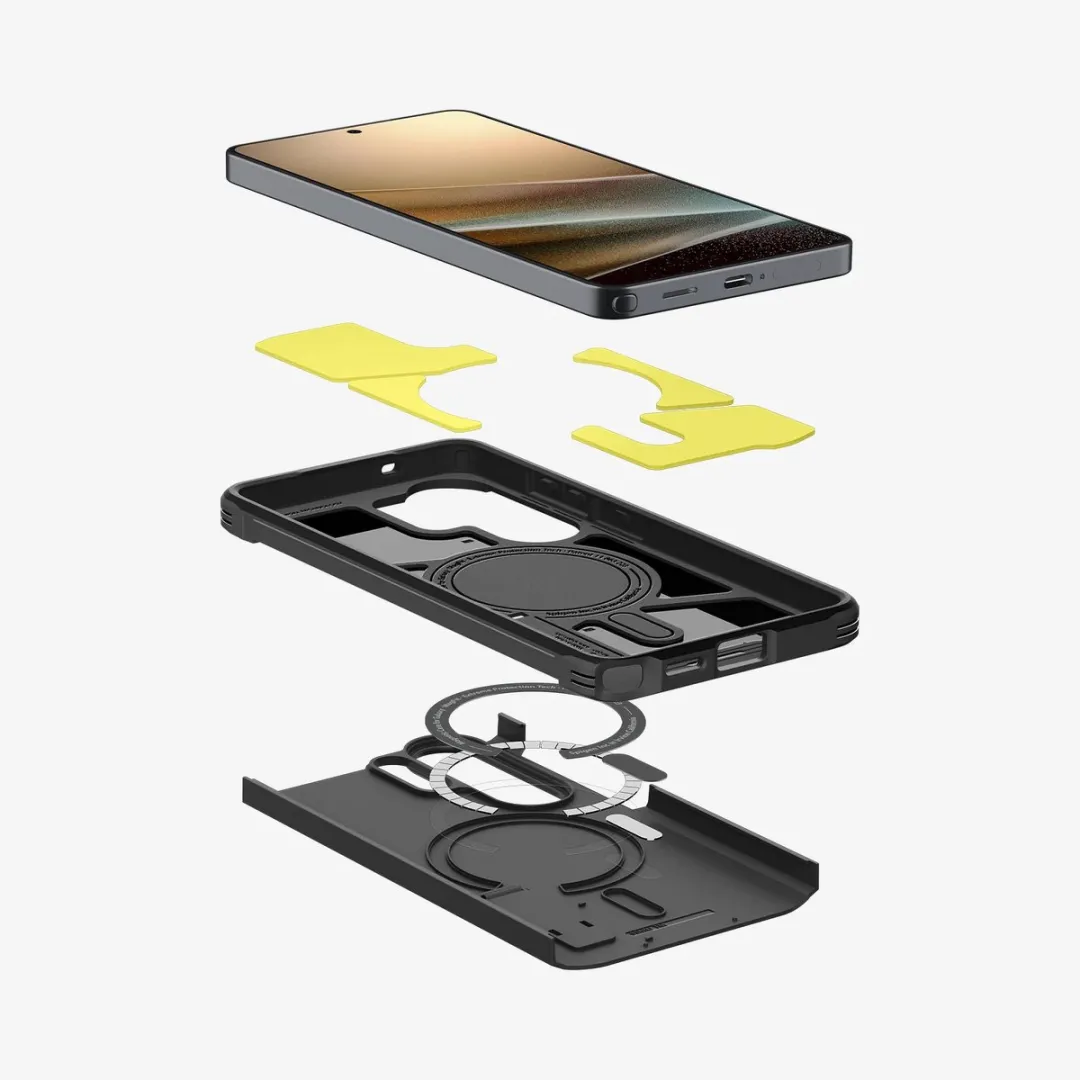 Spigen Tough Armor MagFit ACS10684 Hoesje - Samsung Galaxy S26 Ultra - Zwart
