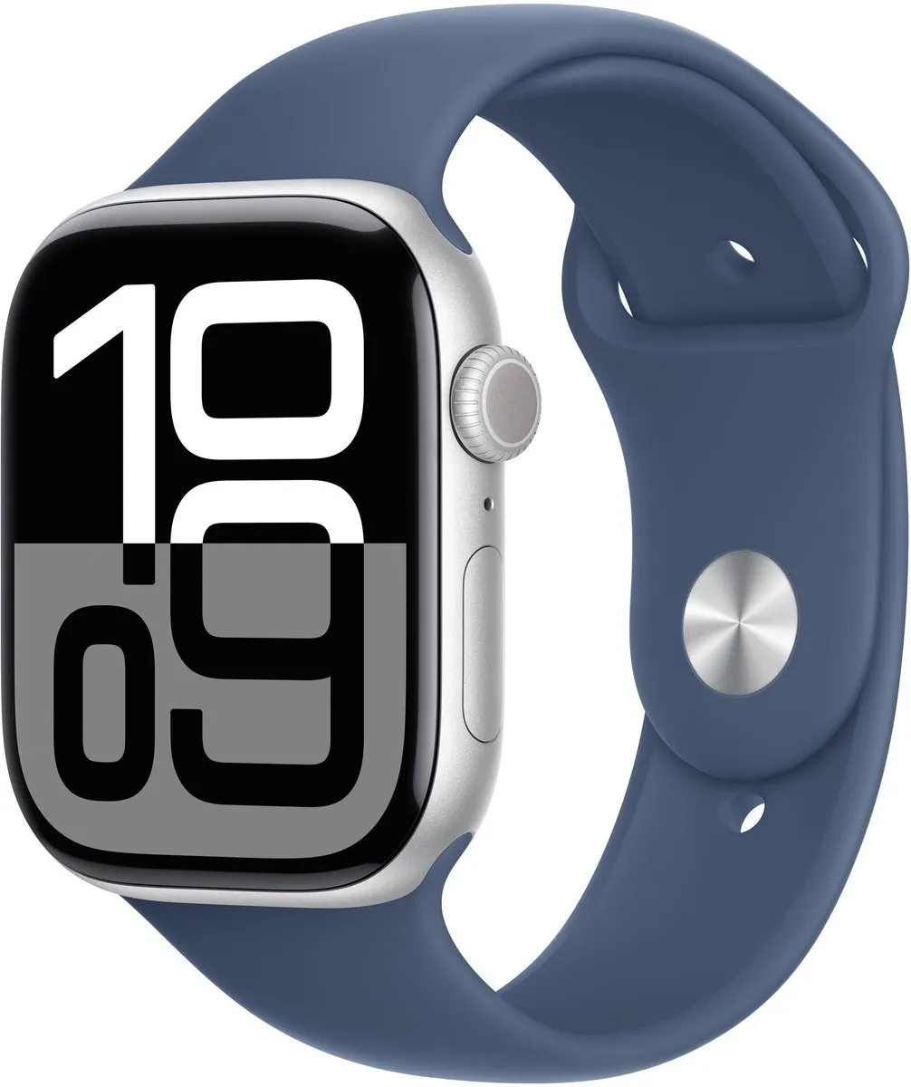 Apple Watch Series 10 46mm Zilver Denim - 315mAh