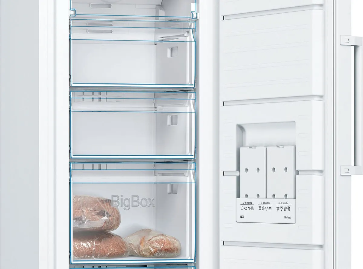 Bosch GSN29UWEW Vrieskast - 200L - 5 Vakken - 16 kg