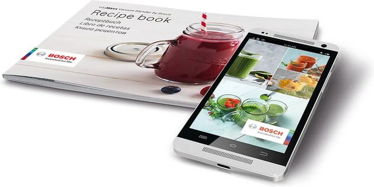 Bosch MMBV622M blender 1,5 l Blender voor op aanrecht 1000 W Zwart, Roestvrijstaal