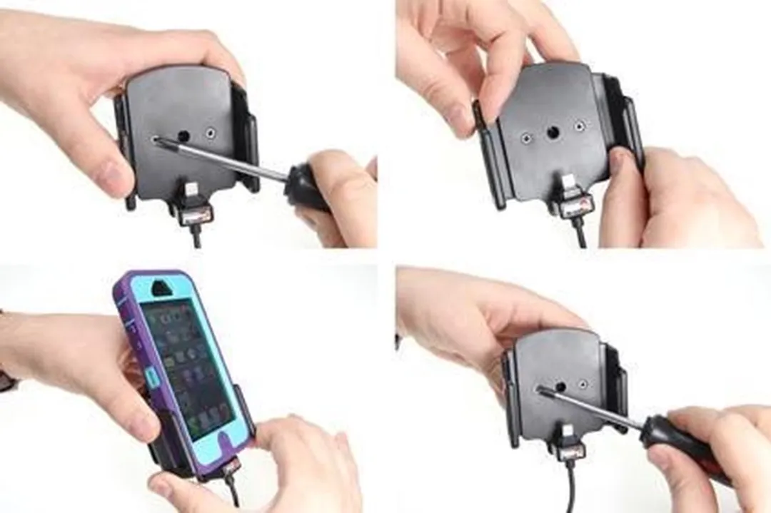 Brodit iPhone 5 Beugelhouder - Zwart - 62-77mm - afbeelding 3 van 6