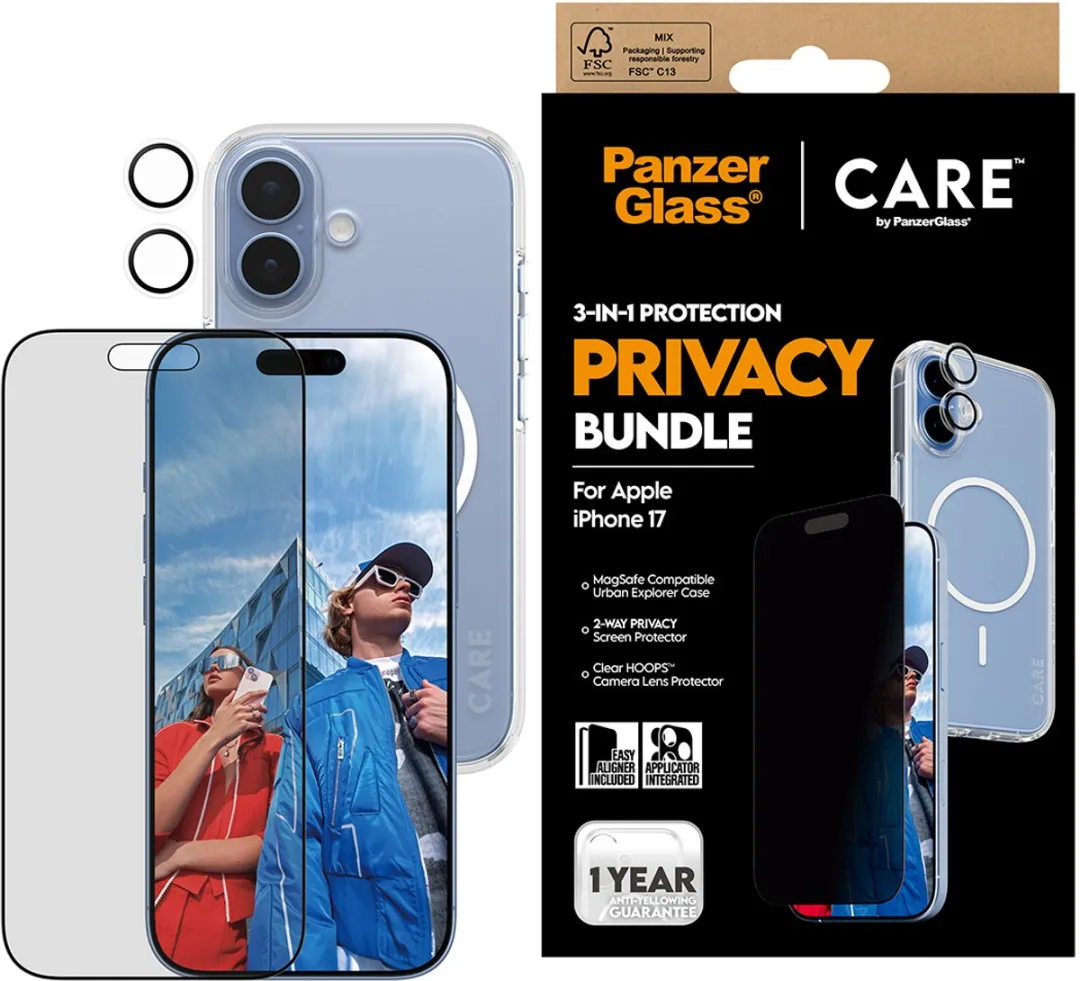 PanzerGlass CR55929 Beschermingspakket iPhone 17 - Transparant - afbeelding 6 van 6