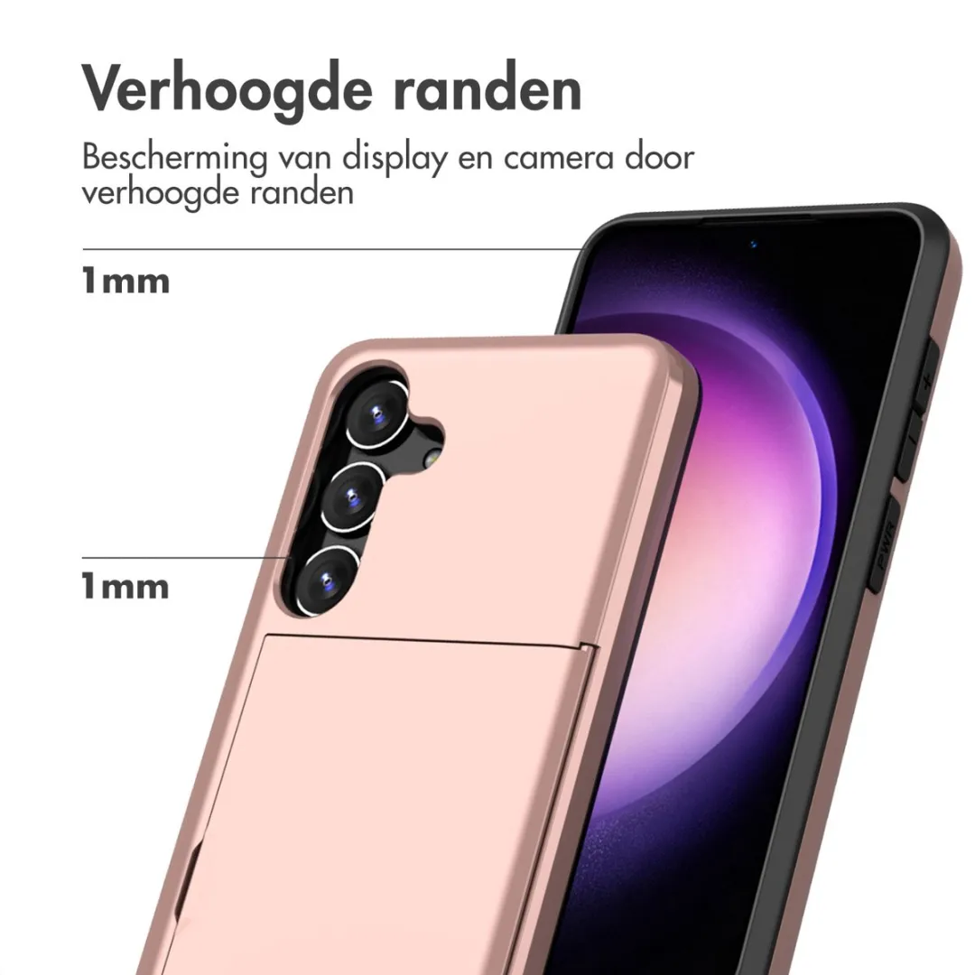 Imoshion Hoesje Samsung Galaxy S24 - Rosé Goud - 2 Pasjes