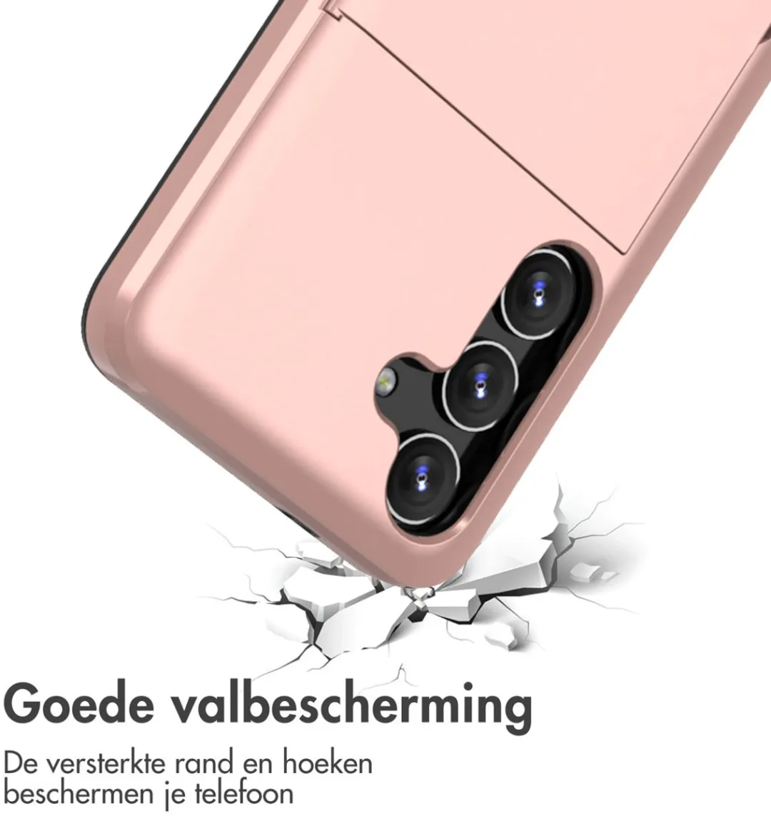 Imoshion Hoesje Samsung Galaxy S24 - Rosé Goud - 2 Pasjes