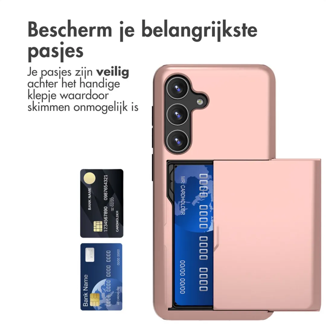 Imoshion Hoesje Samsung Galaxy S24 - Rosé Goud - 2 Pasjes