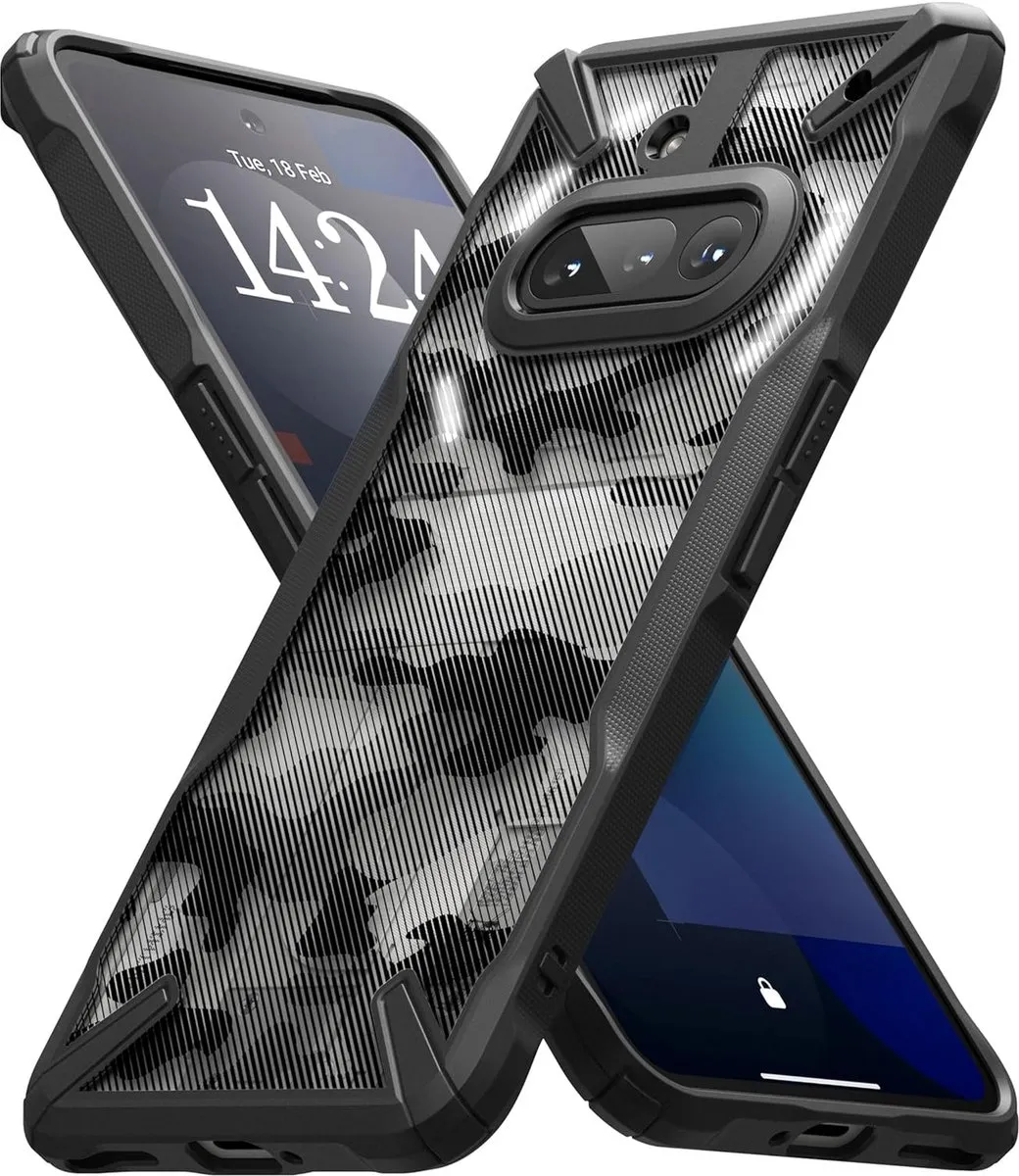 Ringke Fusion X Camo Zwart Hoesje