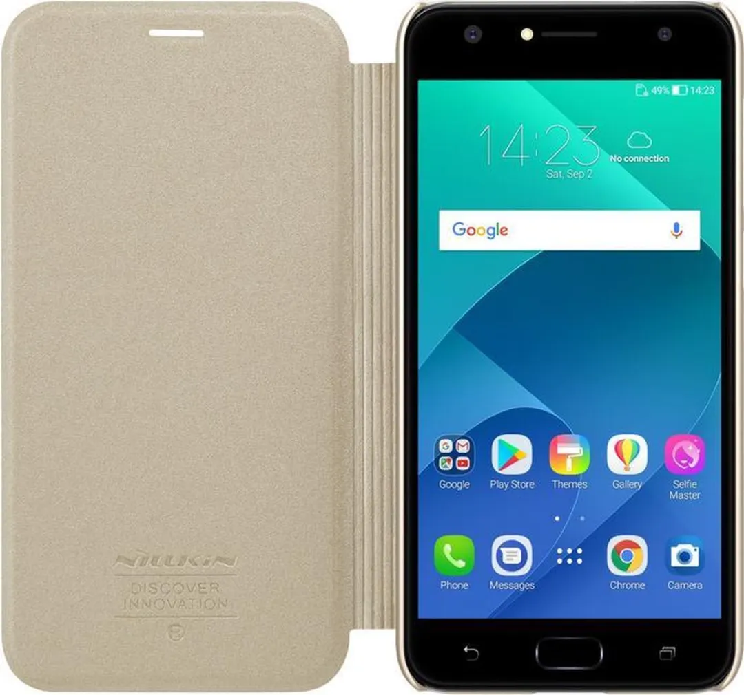 Nillkin New Sparkle View BookCase Asus Zenfone 4 Selfie - Goud - afbeelding 5 van 6