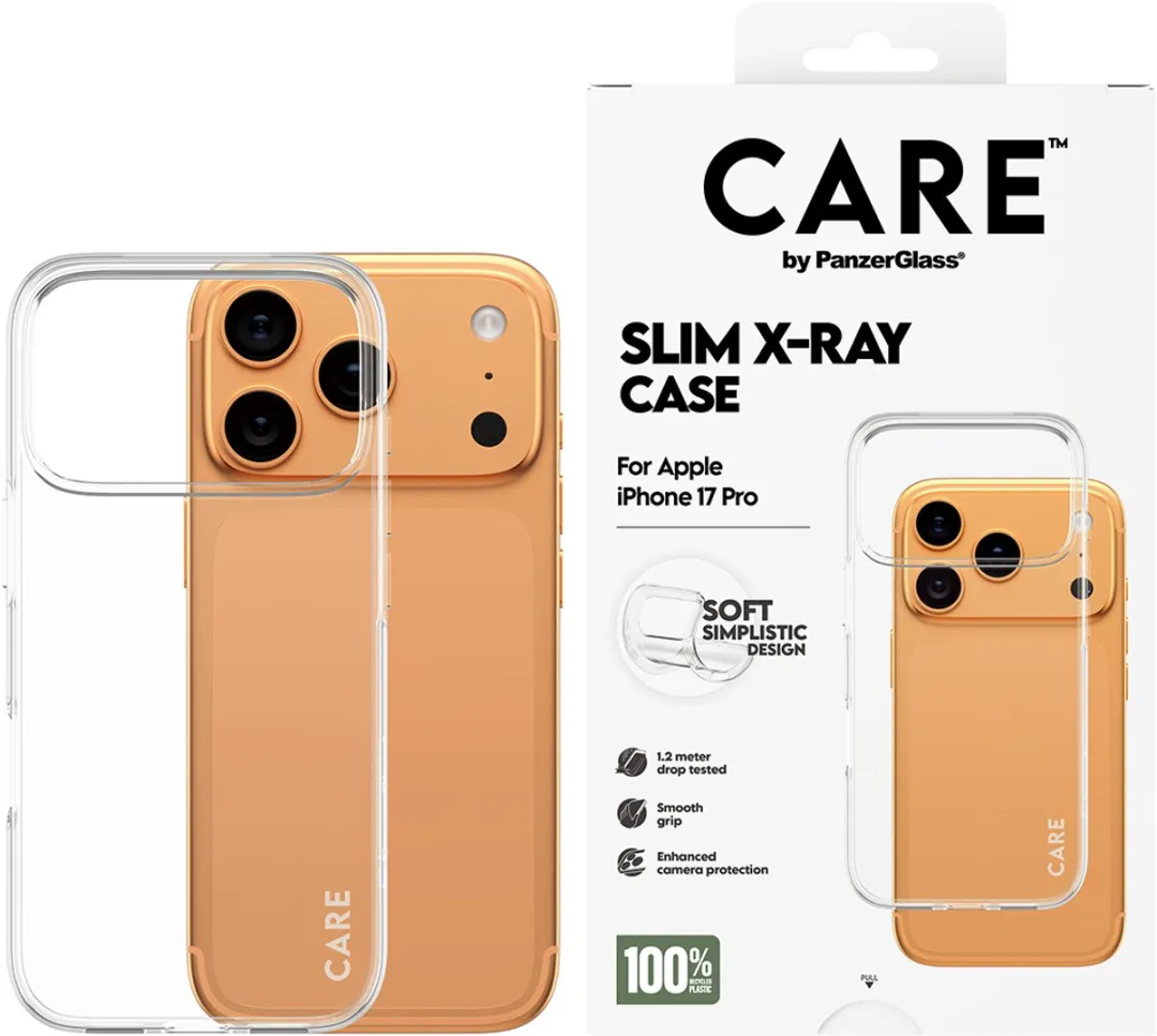 PanzerGlass Case Care Moderne X-Ray Soft Basic - iPhone 17 Pro - Zwart