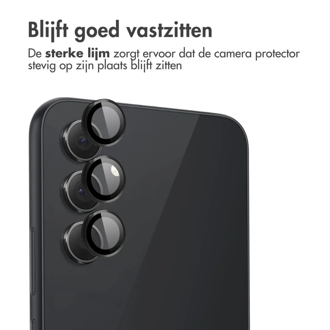 imoshiion Camera Lens Protector Samsung Galaxy A35 - 2 Stuks - Zwart