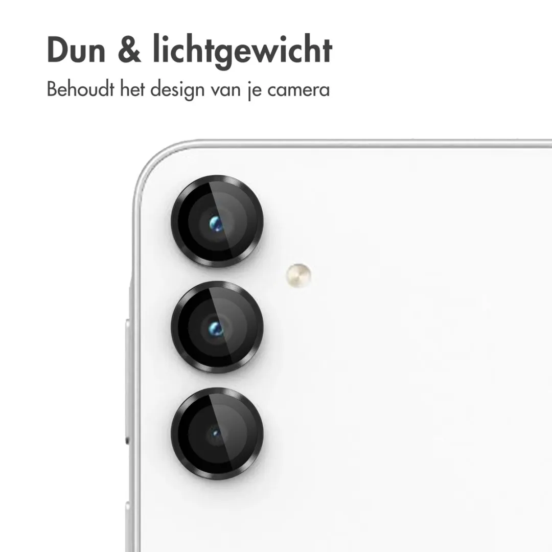 imoshiion Camera Lens Protector Samsung Galaxy A35 - 2 Stuks - Zwart