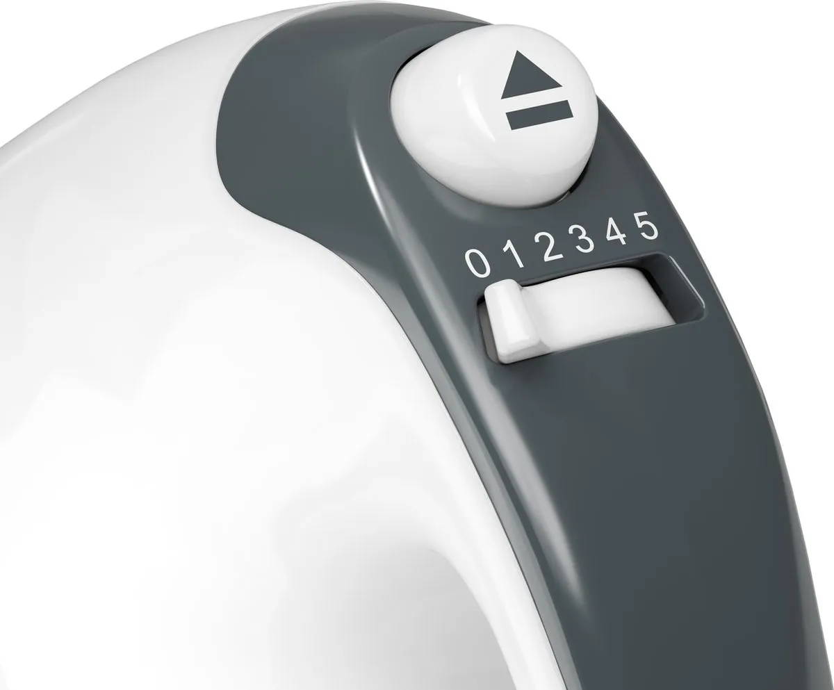 Tristar MX-4203 - Handmixer 200W - 5 snelheden - RVS kloppers en deeghaken - Wit