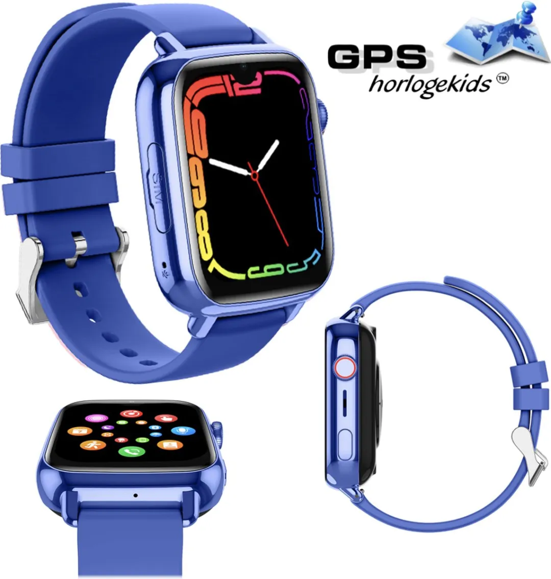 GPSHorlogeKids Flux Blauw Smartwatch - 42mm - 600mAh