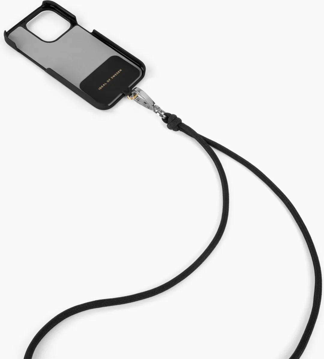 iDeal of Sweden Cord Phone Strap IDCDSSI23-407 - Coal Black