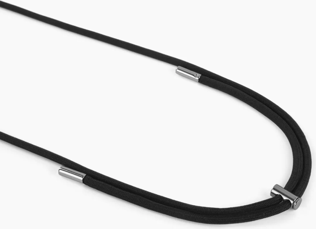 iDeal of Sweden Cord Phone Strap IDCDSSI23-407 - Coal Black